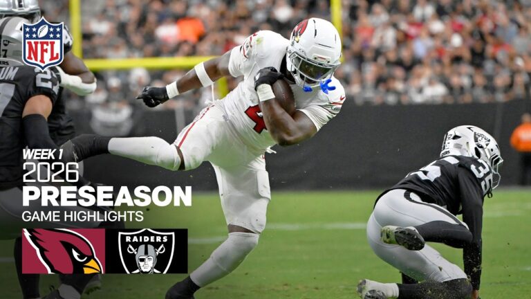 Arizona Cardinals vs Las Vegas Raiders | 2026 Preseason Week 1