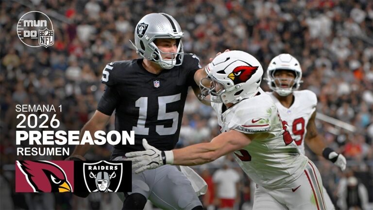 Arizona Cardinals vs. Las Vegas Raiders | Semana 1 – Pretemporada NFL 2026 | Resumen en español