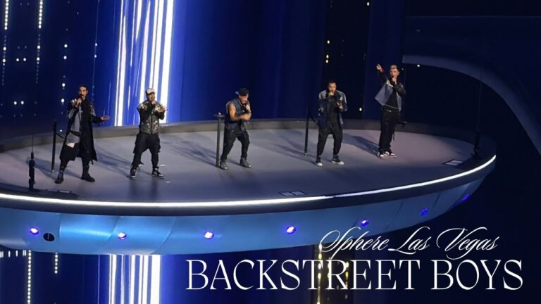Backstreet Boys Concert at Sphere Las Vegas & pop up