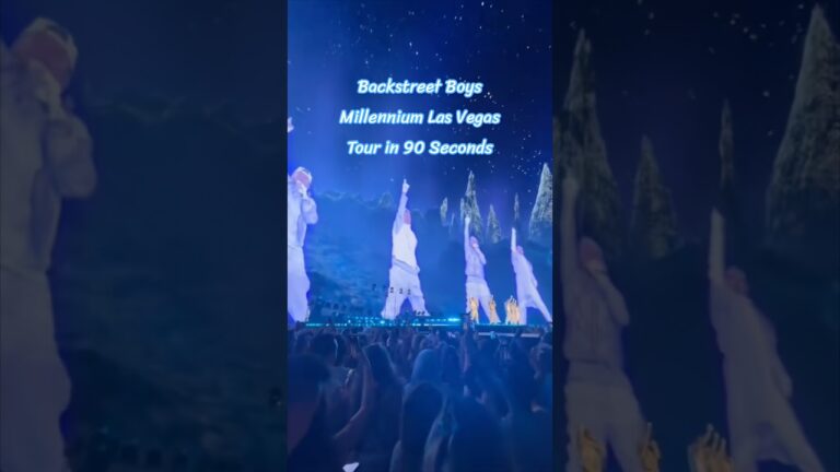 Backstreet Boys Millennium Tour in LAs Vegas at the Sphere in 90 seconds