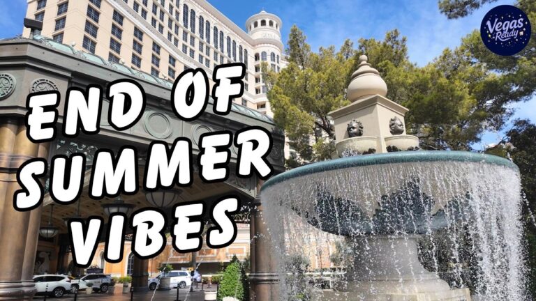 Bellagio Hotel & Casino Las Vegas Strip Walking Tour – End Of Summer 2026