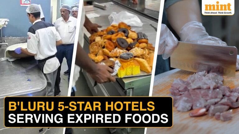 Bengaluru’s Top Luxury Hotels Caught Serving Rotten Meat, Spoiled Milk And Expired Foods In A Raid