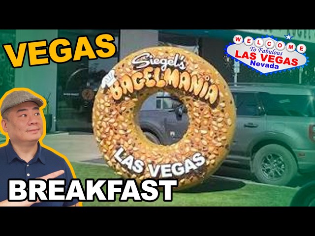 Breakfast at Siegel’s Bagelmania. Las Vegas