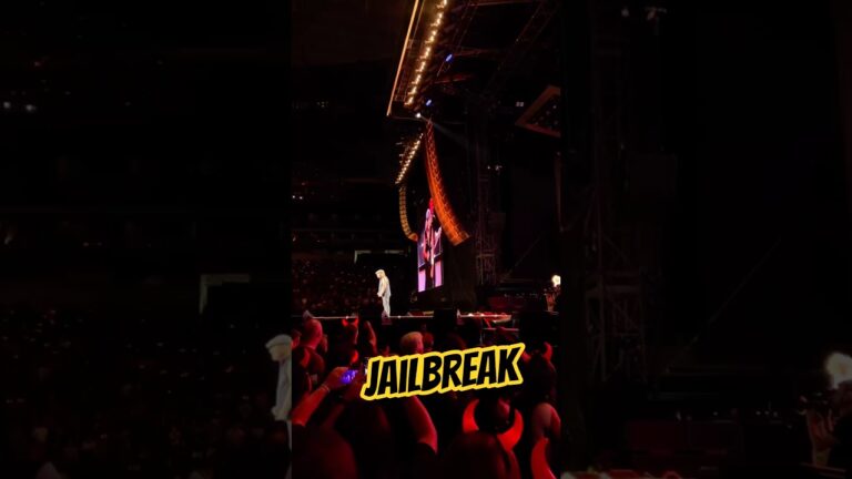 Brian Johnson’s “With a bullet in his back!” gave Las Vegas goosebumps! 🔥 #ACDC #Jailbreak