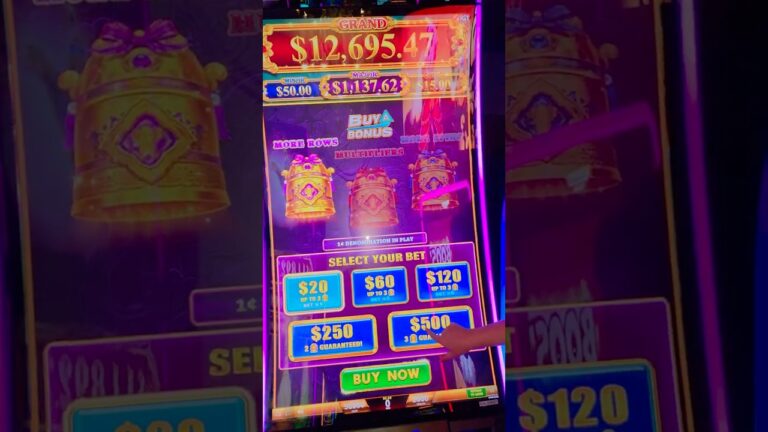 Buying a $500 Instant Bonus in Las Vegas! #slots #casino #lasvegas
