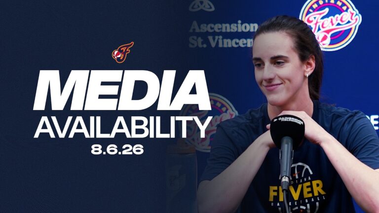 Caitlin Clark Pregame Media Availability vs. Las Vegas Aces | August 6, 2026