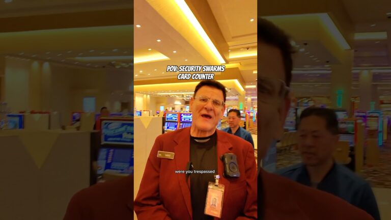 Casino Swarms Card Counter… Watch How Vegas Treats Winners 👀