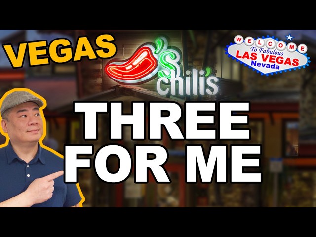 Chili’s 3 For Me. The $10.99 QP Burger. Las Vegas