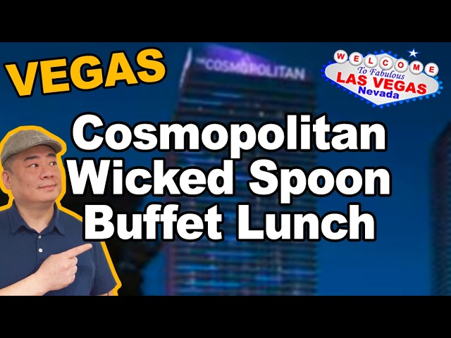 Cosmopolitan Wicked Spoon Buffet “Saturday Lunch”. Las Vegas