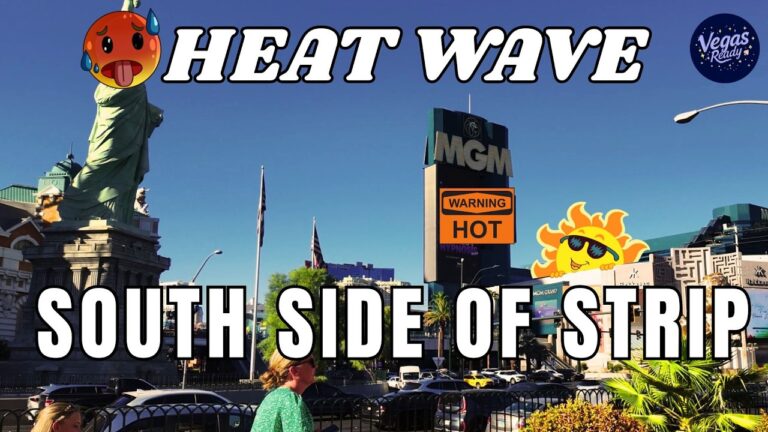 Dangerous Heat! Las Vegas Strip Walking Tour In Hot Summer August 2026