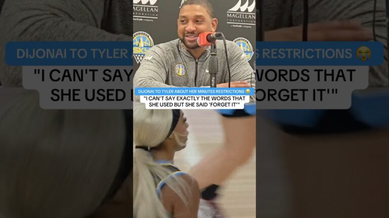 DiJonai TOLD Tyler she was staying the game versus Las Vegas 🤣