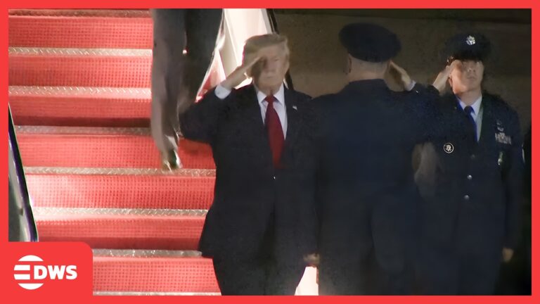 Donald Trump Arrives Back in Washington After Las Vegas Visit | White House Return | DWS News | AC1Z