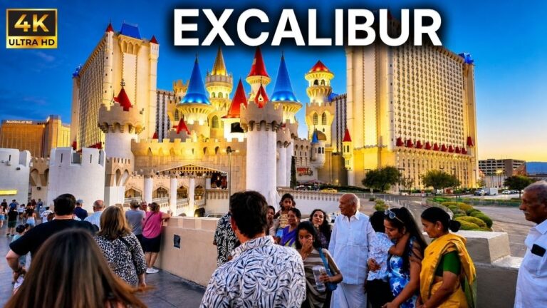 Excalibur Las Vegas Walking Tour | August 2026 [4K HDR]