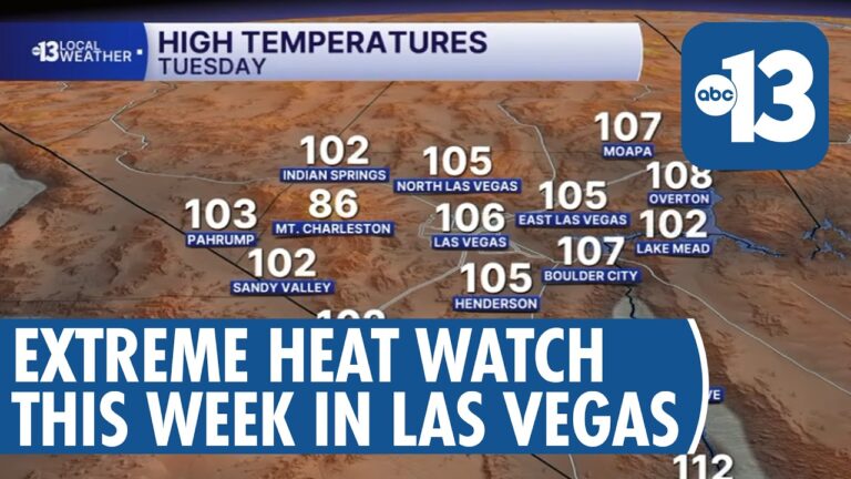 Extreme Heat Warning Watch This Week in Las Vegas