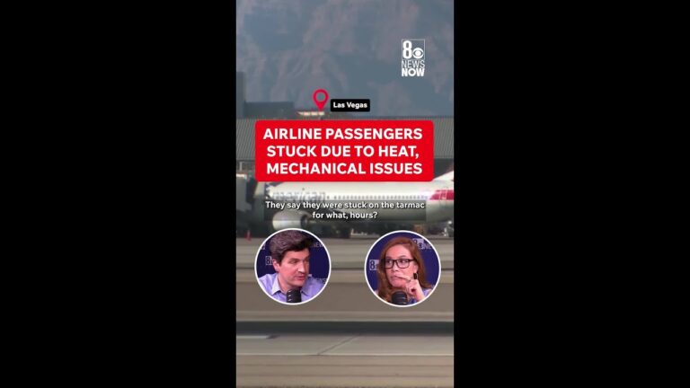 Extreme heat leaves Las Vegas airline passengers stuck for hours #news #vegas