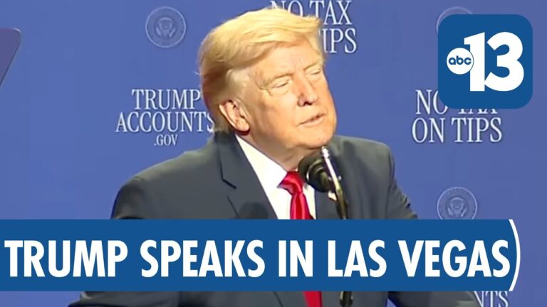 [FULL SPEECH] President Donald Trump speaks to supporters in Las Vegas