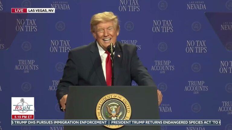 FULL SPEECH: President Trump Delivers Remarks to a Packed Red Rock Crowd in Vegas – 08/05/26