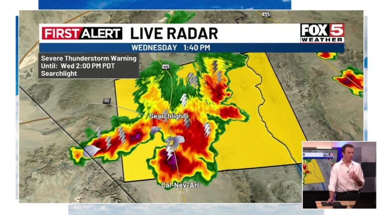 First Alert Weather EXTRA- Thunderstorms have arrived in Las Vegas (8/12)