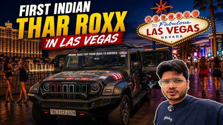 First Indian 🇮🇳 Thar Roxx In Las Vegas(Nevada) 🇺🇸 | Ep:103 |Road Trip To America🇺🇸