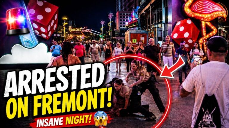 Fremont Street Las Vegas Walking Tour | Wild Night | August 2026 [4K HDR]