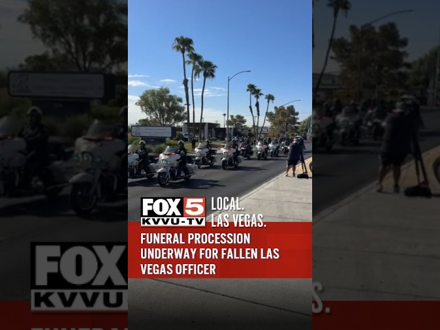 Funeral procession to honor fallen Las Vegas Officer Austin Abdelnabi