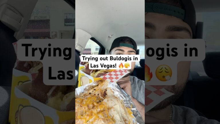 Got to try out Buldogis for the first time in Las Vegas today! 🔥 #mukbang #lasvegas #foodie #fyp