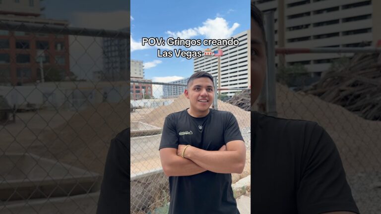 Gringos creando Las Vegas 🇺🇸😂#latinosenusa #sueñoamericano #colombianosenusa #trabajo #ingles