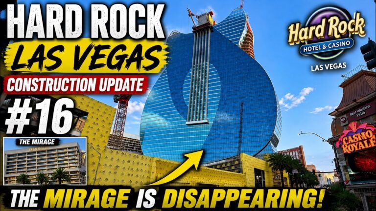 Hard Rock Las Vegas Construction Update #16 | Guitar Hotel Progress (August 2026)