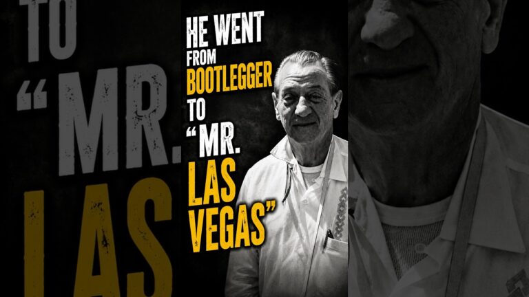 He Went From Bootlegger to “Mr  Las Vegas” #mafia #mobster #shorts