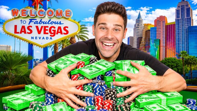 I Played A CRAZY High Stakes Poker Game in Las Vegas!