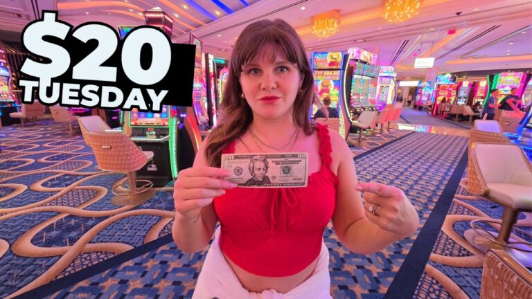 I Put $20 in 10 Brand New Slot Machines in Las Vegas!