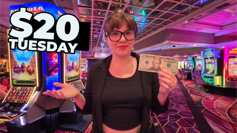 I Put $20 in 10 Slot Machines at Flamingo Las Vegas!