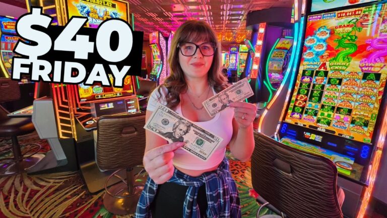I Put $40 in 5 Brand New Slot Machines in Las Vegas!