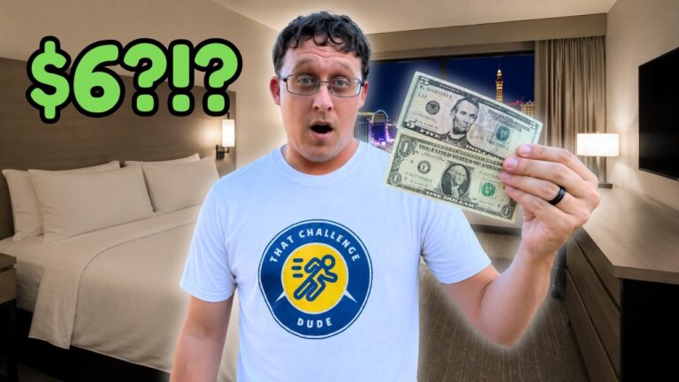I Stayed in the CHEAPEST Room on the Las Vegas Strip!