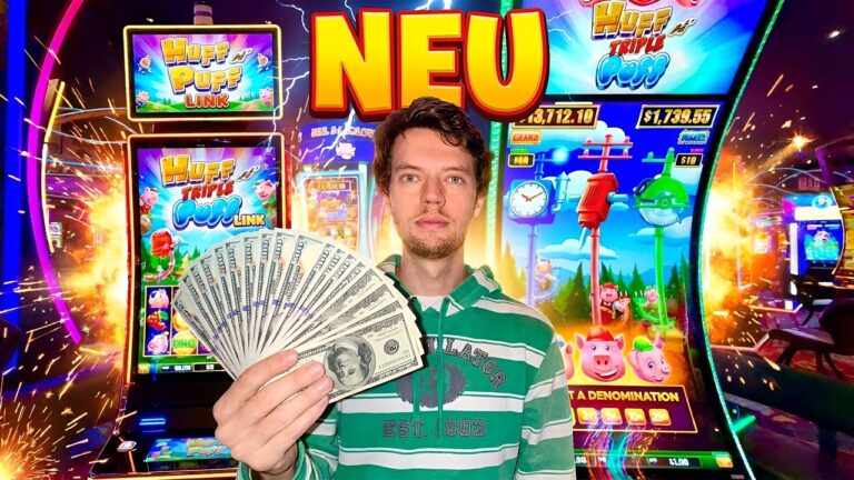 Ich teste neue Huff n Puff Automaten in Las Vegas 🤑