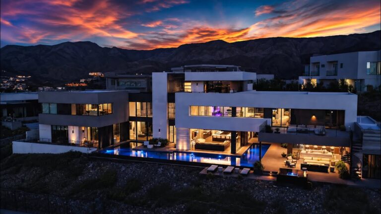 Inside a $16M Modern Masterpiece Above The Las Vegas Strip in MacDonald Highlands (Henderson, NV)