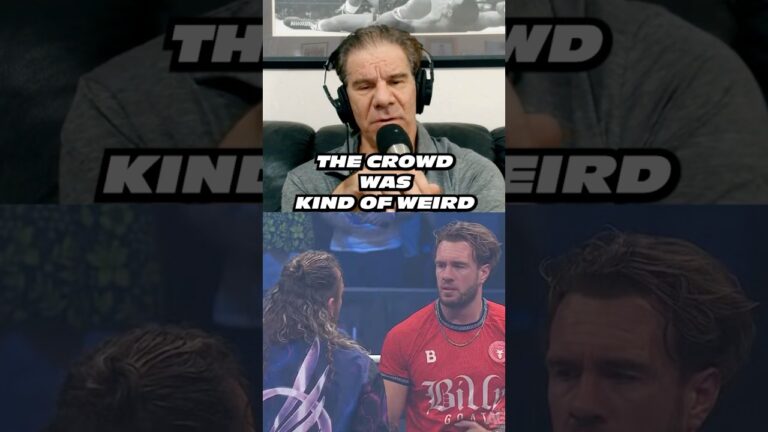 It was a weird crowd for Dynamite in Las Vegas #aew #aewdynamite #lasvegas #willospreay #kennyomega