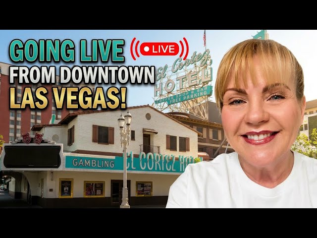 Join Vegas QT Slots for LIVE gambling fun from Downtown Las Vegas!