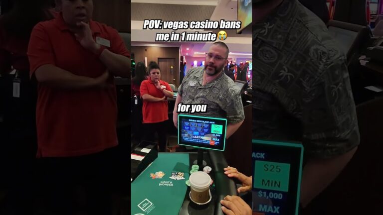 KICKED OUT for Counting Cards in Vegas #blackjack #casino