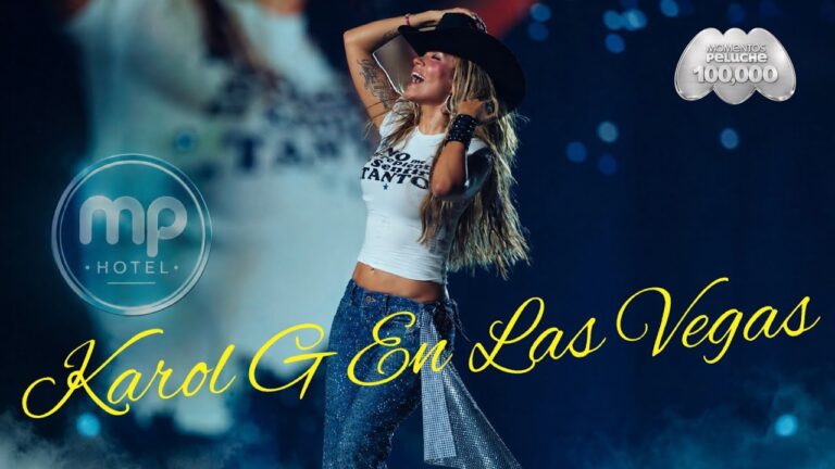 🩵 Karol G canta “Alguien que te amaba” en Las Vegas. #MomentosPeluche