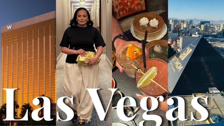 LAS VEGAS VLOG | W Las Vegas + Hakkasan Brunch at MGM Grand + Bourbon Steak at Four Seasons