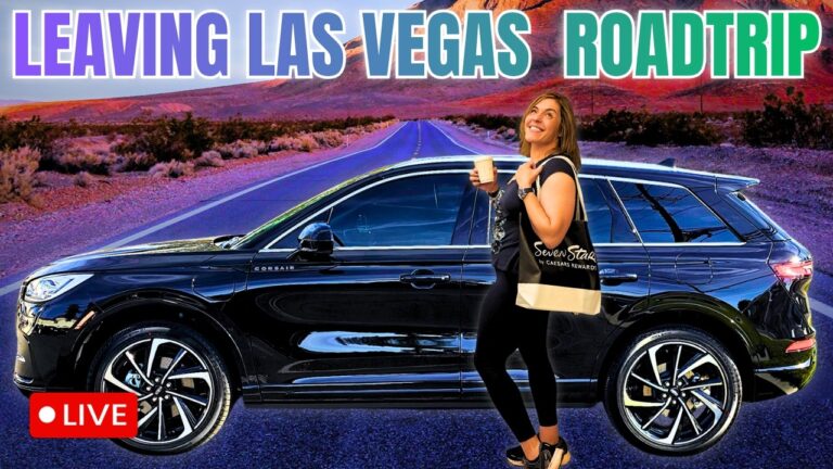🔴LIVE: Kick Back & Chat Road Trip | Las Vegas to Los Angeles | Lincoln Corsair PHEV | We Outside