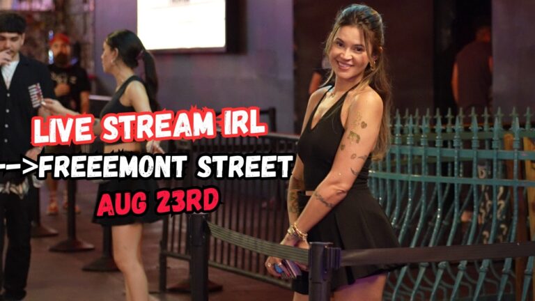 LIVE Las Vegas IRL, Fremont street, Sleepless Sundays, Live Stream now!