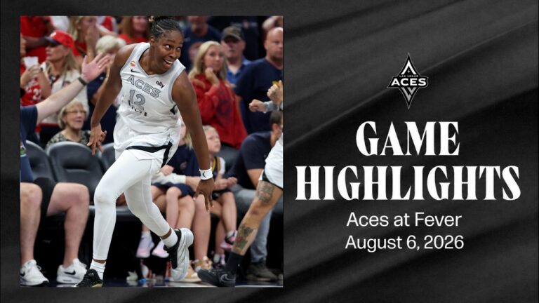 Las Vegas Aces at Indiana Fever Highlights | 8.6.26