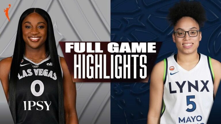 Las Vegas Aces vs Minnesota Lynx Full Game Highlights Aug 15 ,2026 WNBA Season 2026