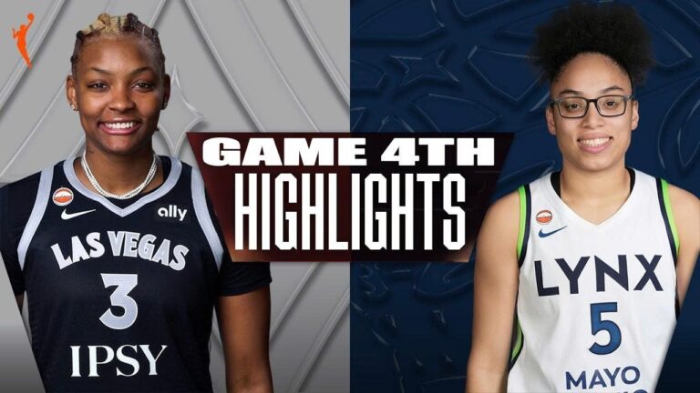 Las Vegas Aces vs Minnesota Lynx Game 4th Highlights Aug 15 ,2026 WNBA Season 2026
