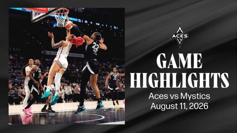 Las Vegas Aces vs Washington Mystics Highlights | 8.11.26