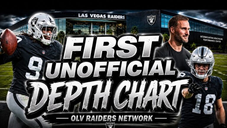 Las Vegas Raiders | First Unofficial Depth Chart 👀  | ☕️🏴‍☠️ |
