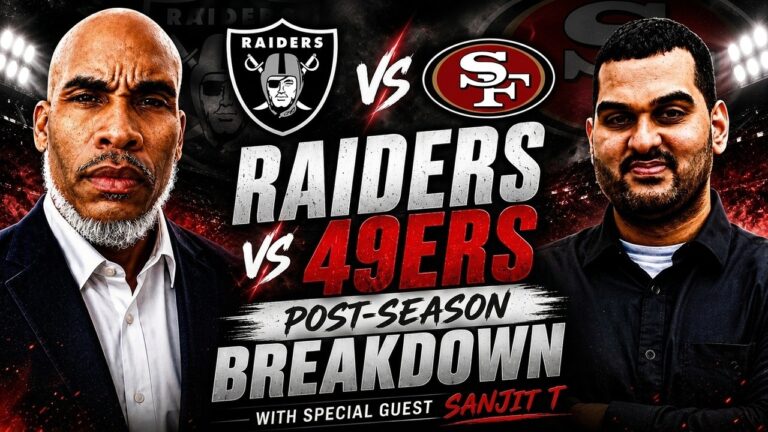 Las Vegas Raiders vs 49ers reaction Post Season Breakdown Featuring  Sanjit T