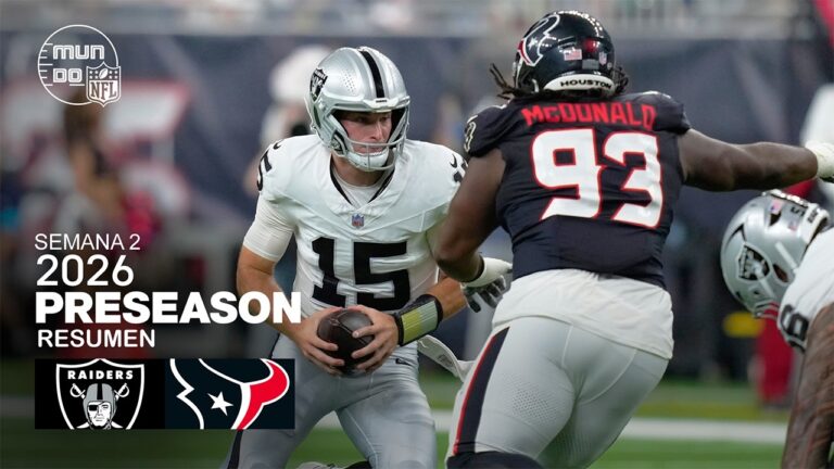 Las Vegas Raiders vs. Houston Texans | Semana 2 – Pretemporada NFL 2026 | Resumen en español